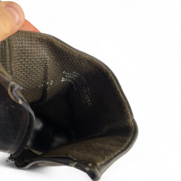 Double-H Black Leather Ankle Size Zip Western Biker Cowboy Boots Men's 10 D - Picture 9 of 11